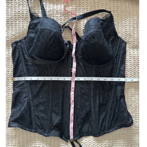 Savage X Fenty Black Embroidered Lace Corset‎ 2X - Picture 5 of 7